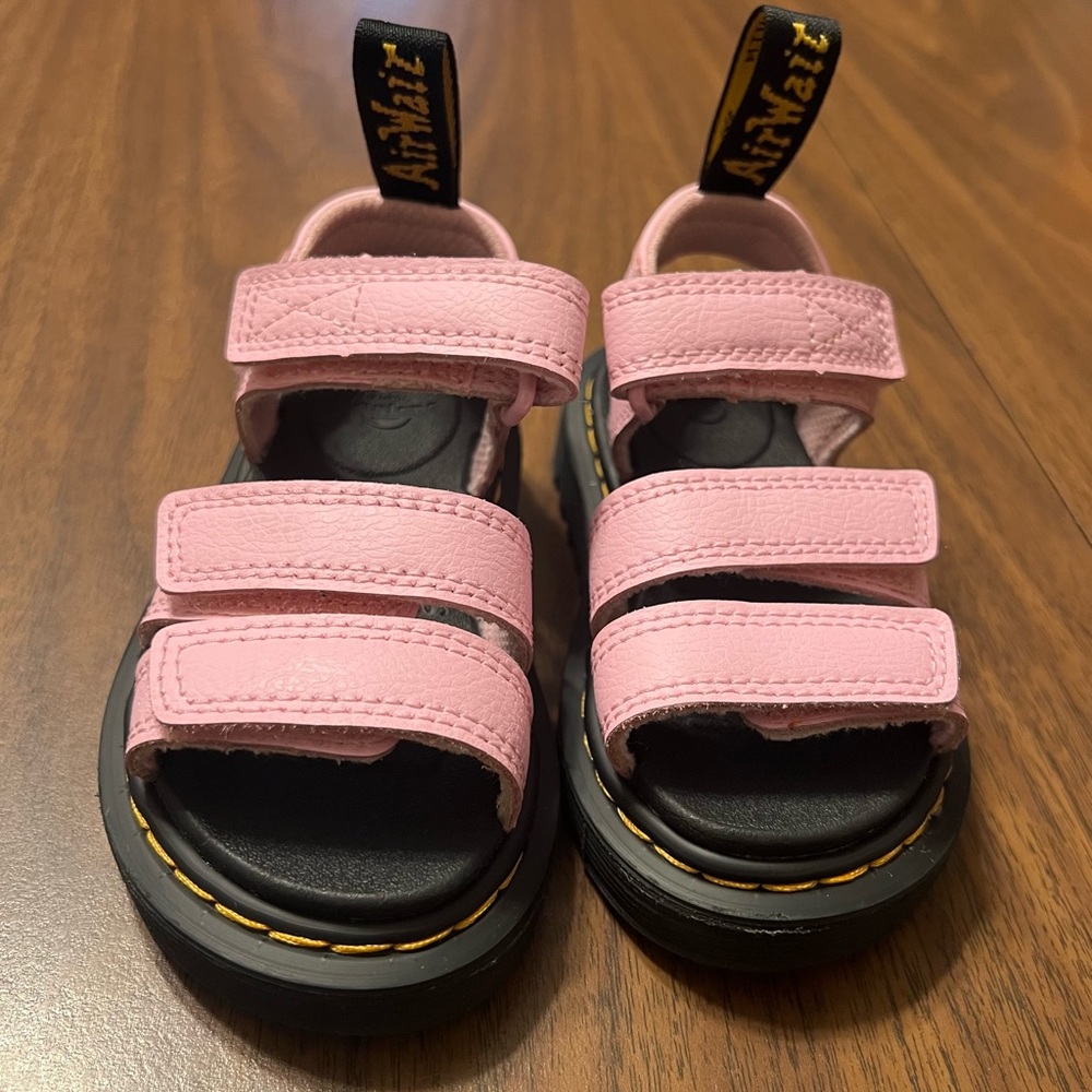 Toddler Doc Martens sandals JUNIOR KLAIRE ATHENA LEATHER STRAP SANDALS